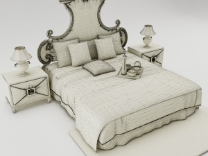 bedroom set 011 Model 3D