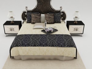 bedroom set 011 Model 3D