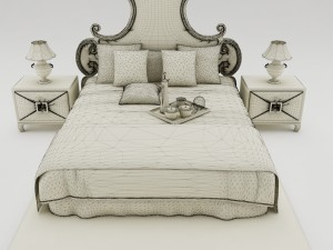 bedroom set 011 Model 3D