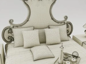 bedroom set 011 3D Model