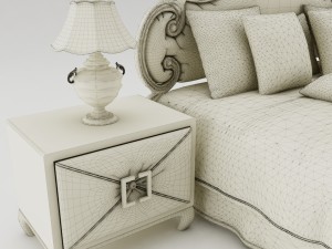 bedroom set 011 Model 3D