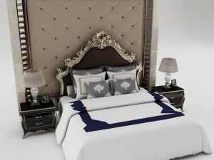 bedroom set 012 3D Model