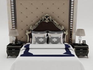 bedroom set 012 3D Model