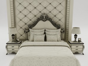 bedroom set 012 3D Model