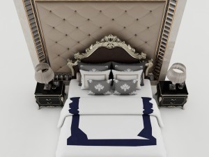 bedroom set 012 3D Model