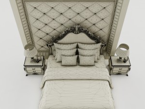 bedroom set 012 3D Model
