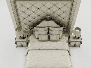 bedroom set 012 3D Model