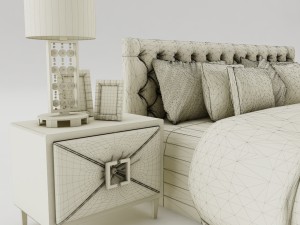 bedroom set 013 3D-Modell