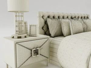 bedroom set 013 3D Model