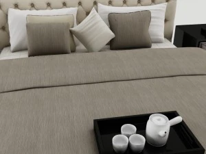 bedroom set 013 3D Model