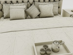 bedroom set 013 3D-Modell