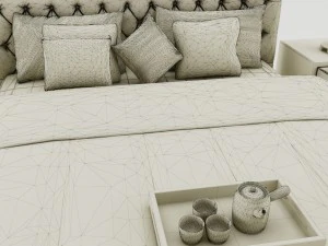 bedroom set 013 3D Model