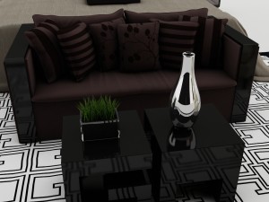 bedroom set 013 3D-Modell
