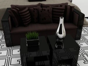 bedroom set 013 3D Model