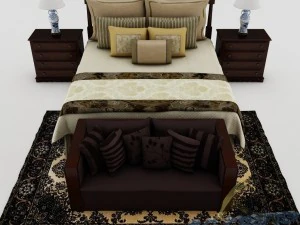 slaapkamerset 014 3D Model