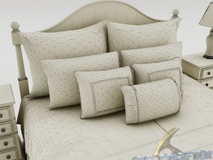 bedroom set 014 3D मॉडल