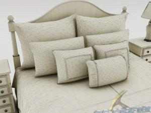 bedroom set 014 3D Model