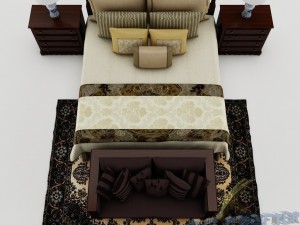 bedroom set 014 3D मॉडल