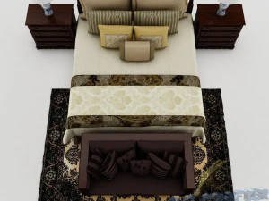 bedroom set 014 3D Model