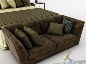 bedroom set 015 Modelo 3D