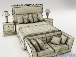 bedroom set 015 3D Model