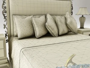 bedroom set 015 3D Model