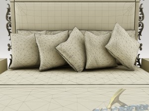 bedroom set 015 Modelo 3D