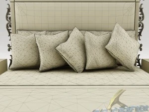 bedroom set 015 3D Model
