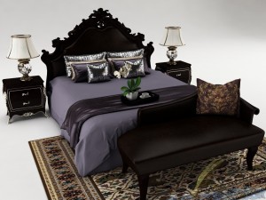 bedroom set 016 Modèle 3D