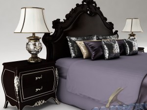 bedroom set 016 3D-Modell