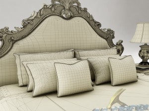 bedroom set 016 3D-Modell