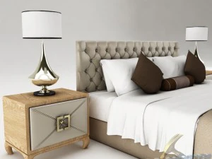 bedroom set 017 3D Model