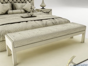 bedroom set 017 3D 모델