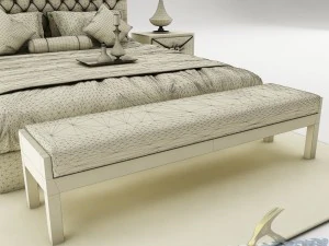 bedroom set 017 3D Model