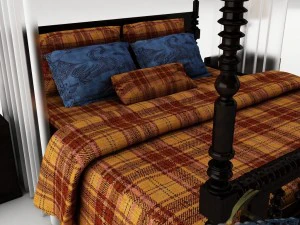 卧室套装018 3D 模型