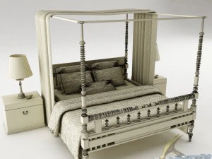 卧室套装018 3D 模型