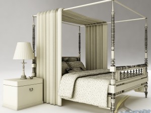 bedroom set 018 3D Modell