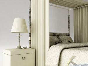 卧室套装018 3D 模型