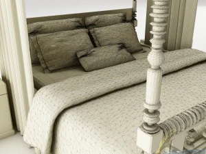 卧室套装018 3D 模型