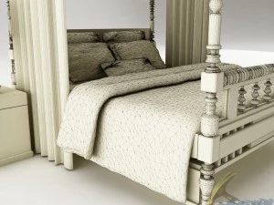 卧室套装018 3D 模型