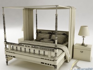 bedroom set 018 3D Modell