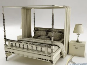 卧室套装018 3D 模型