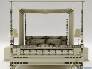 卧室套装018 3D 模型