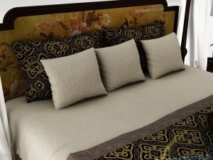 bedroom set 019 Model 3D