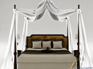 bedroom set 019 Model 3D