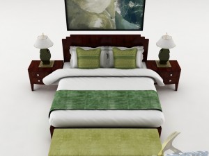 bedroom set 020 Modelo 3D