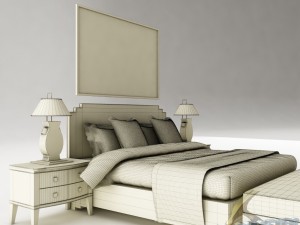 bedroom set 020 Modelo 3D