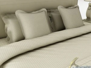 bedroom set 020 3D Model