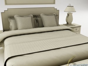 bedroom set 020 Modelo 3D