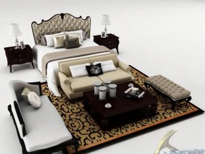 slaapkamerset 021 3D Model